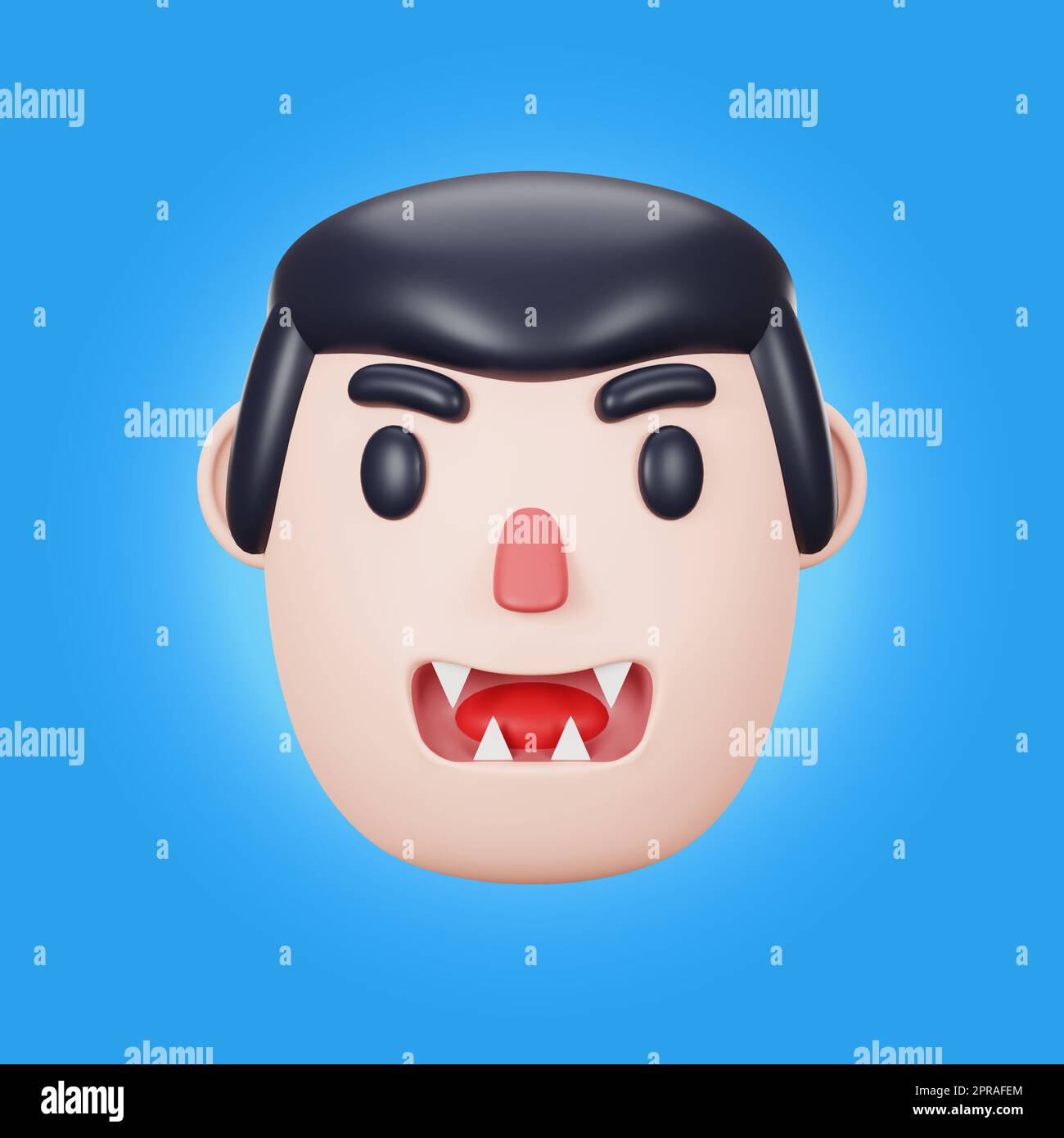 3d avatar dracula Stock Photo