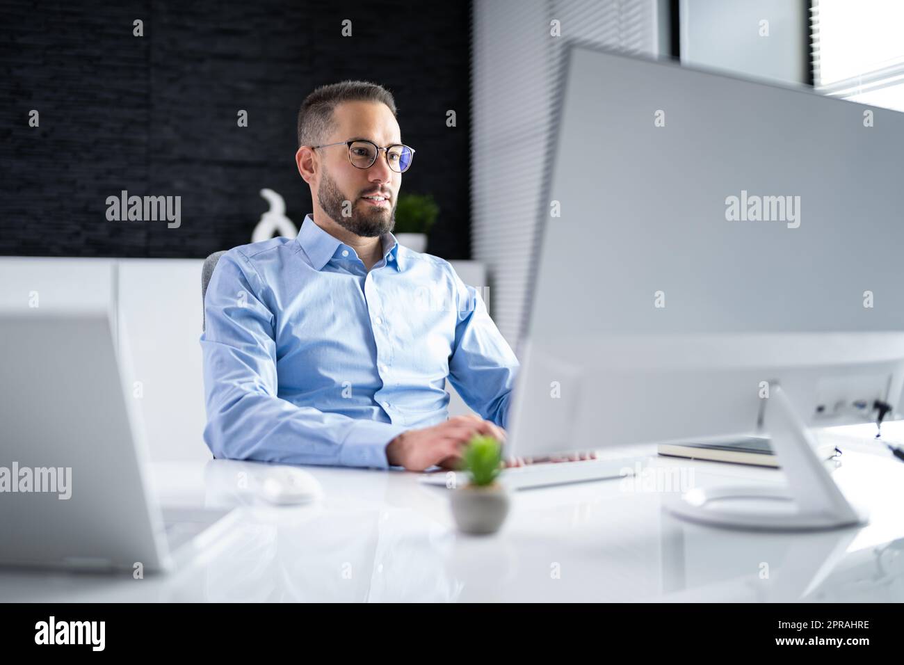Online Virtual Training Webinar Conference Stock Photo