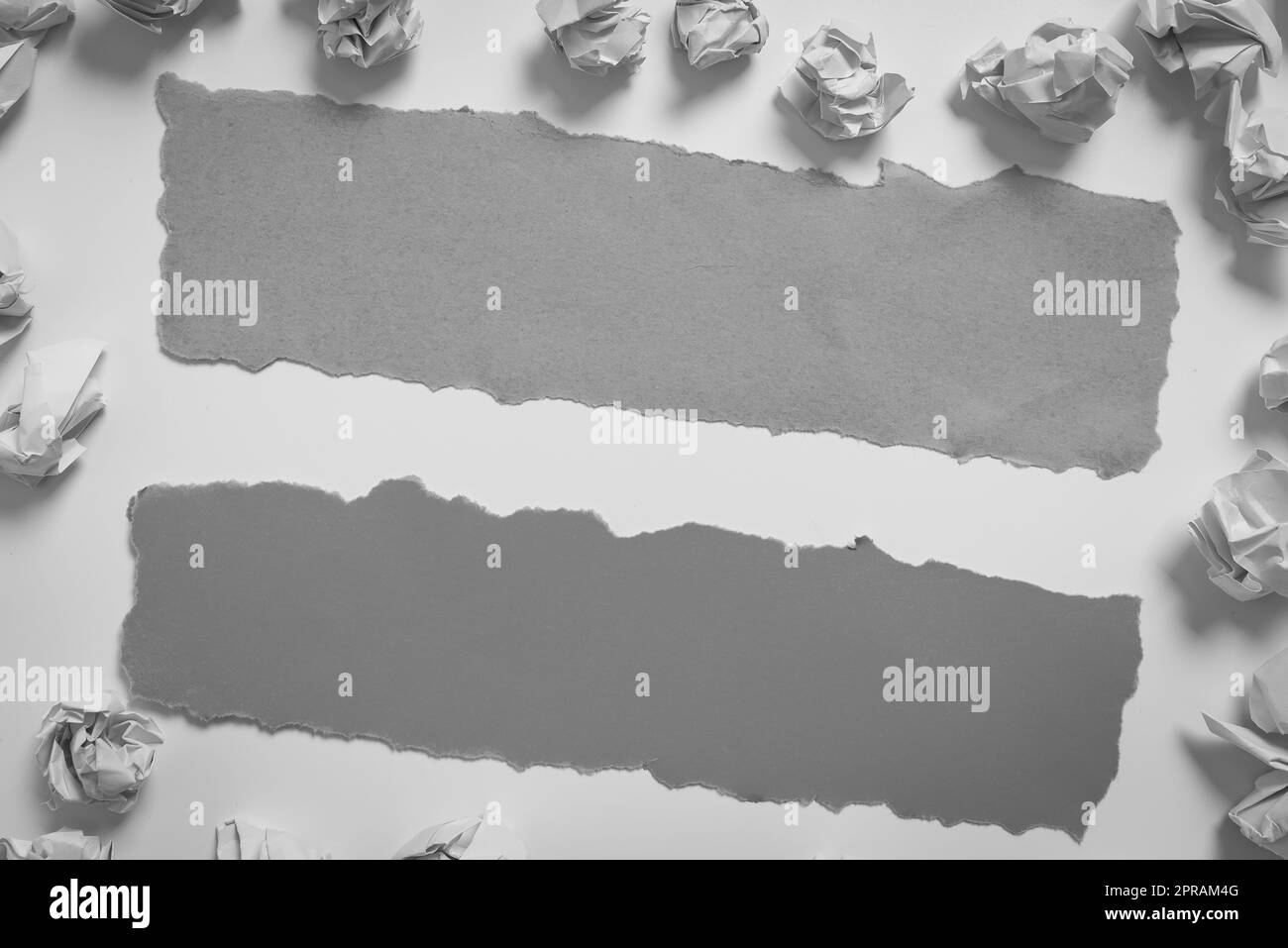 Abstract Plain Tear Paper Showing Background With Pen Conspectus