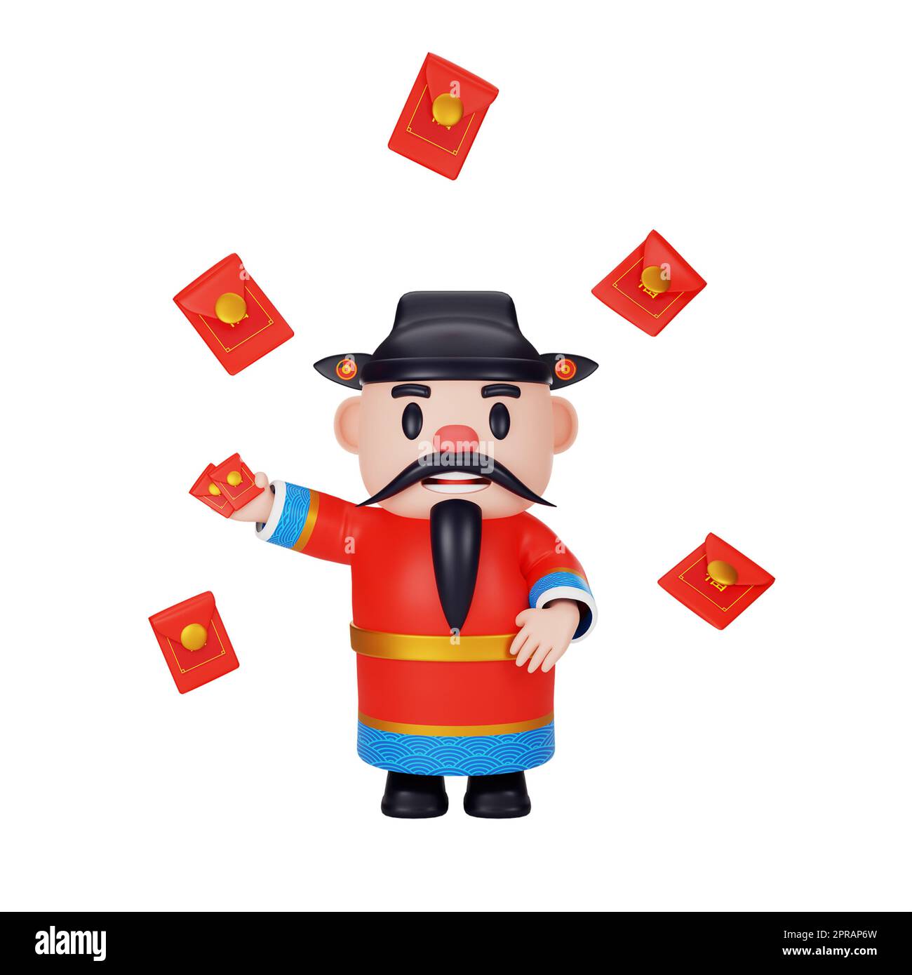 god of wealth chinese new year concept Stock Photo