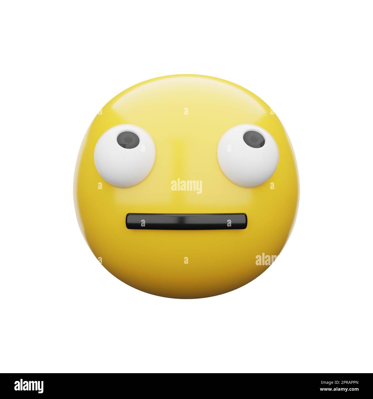 3d emoji Face with Rolling Eyes Stock Photo Alamy