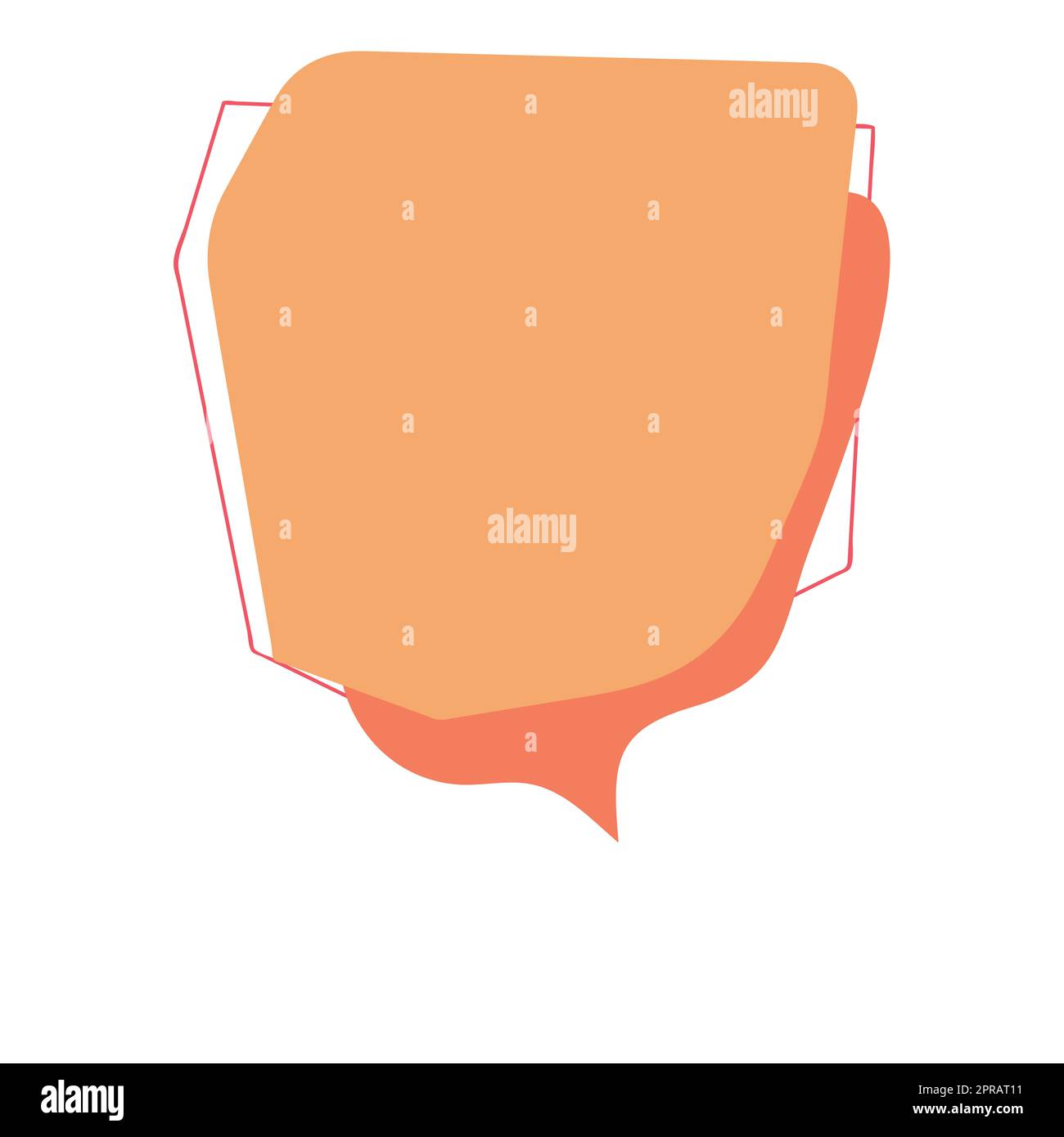 Design Drawing Of Some Comic Frames As Background With Speech Bubbles Stock Photo