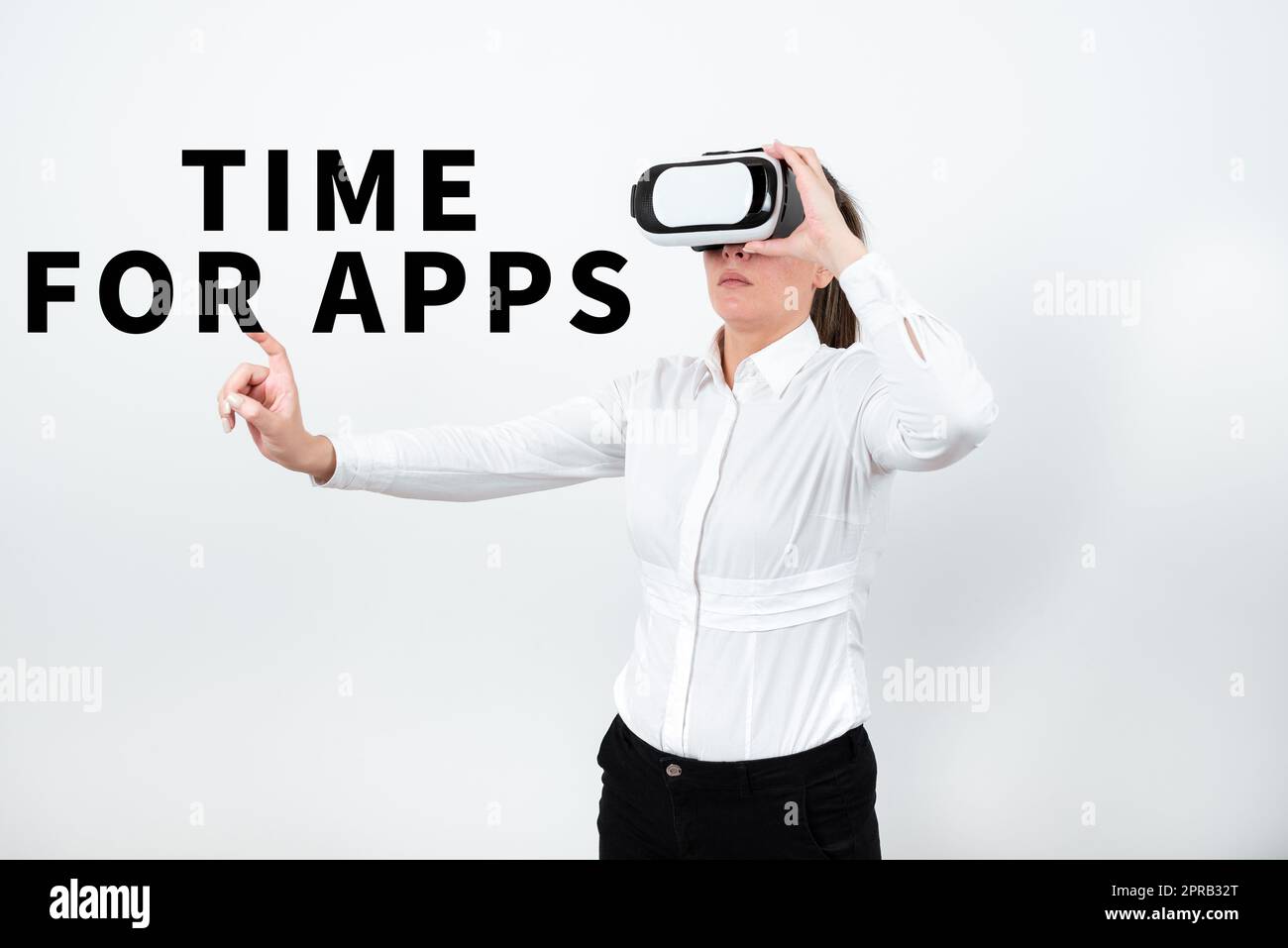 Conceptual display Time For Apps. Business showcase The best ...