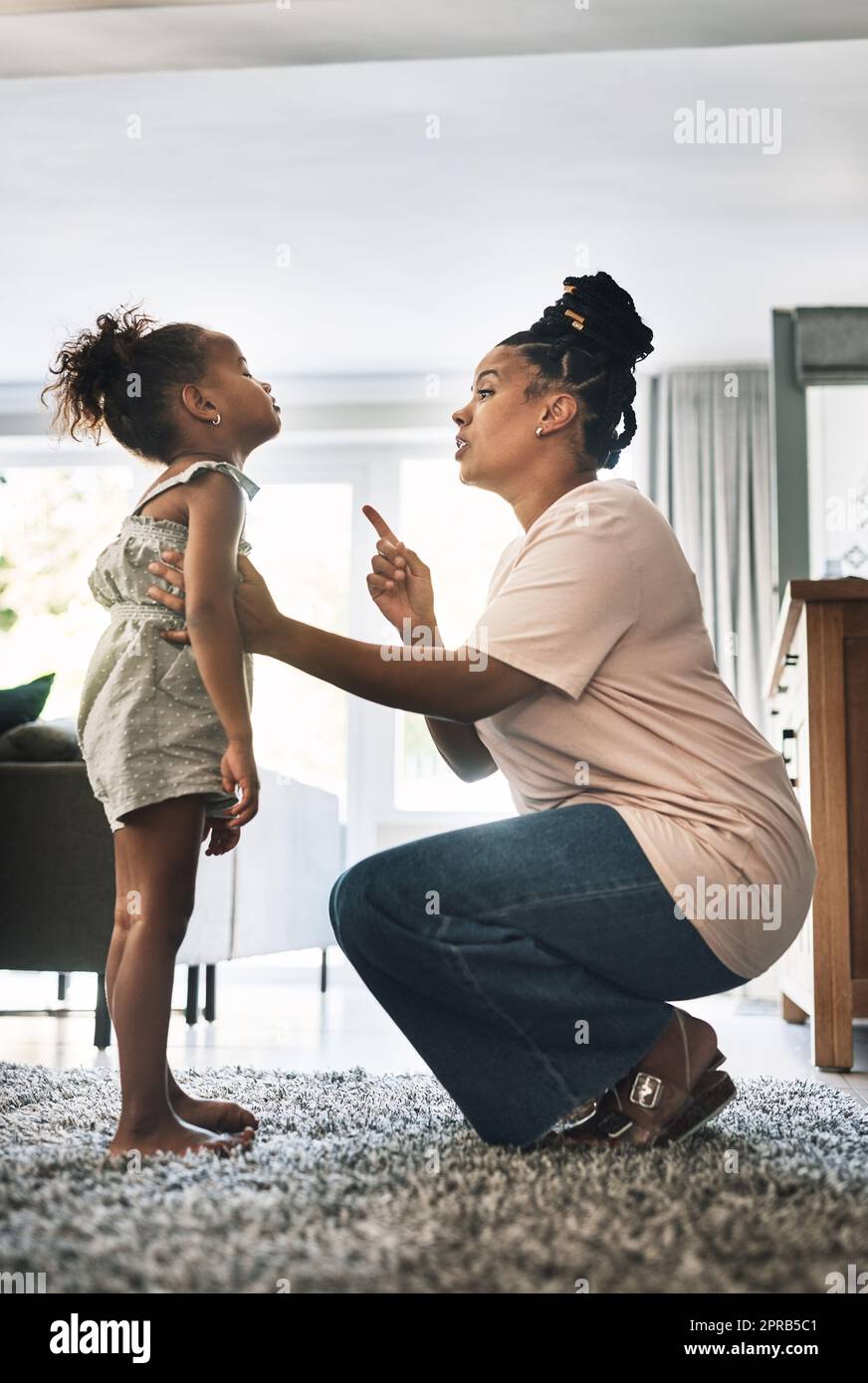 Mother and reprimanding child hi-res stock photography and images - Alamy