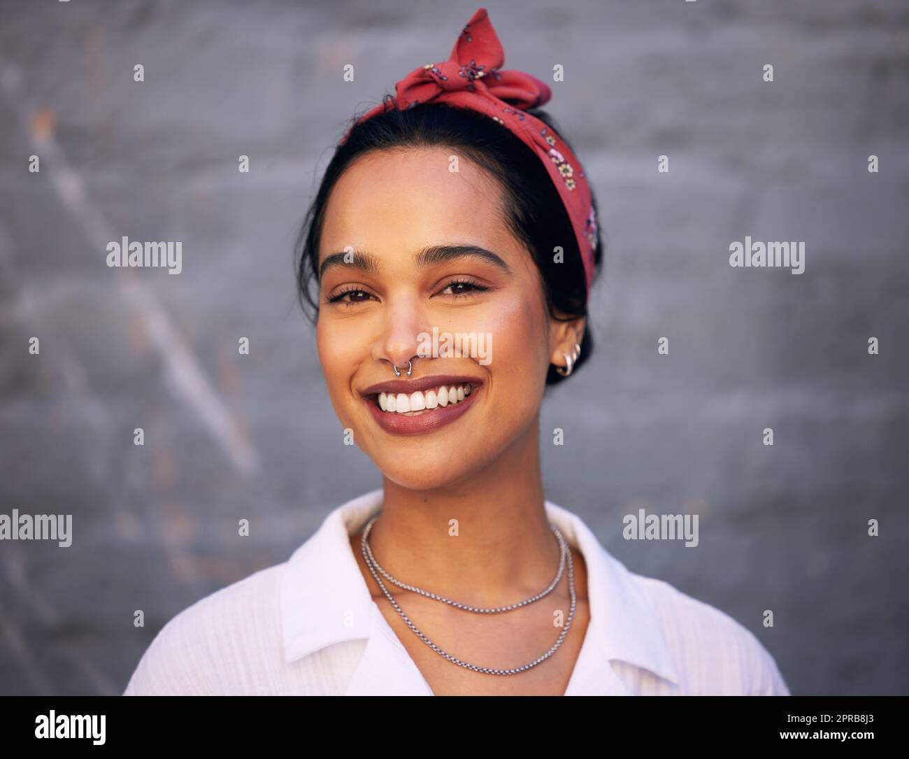 Happiness really does make you glow. an attractive young woman standing