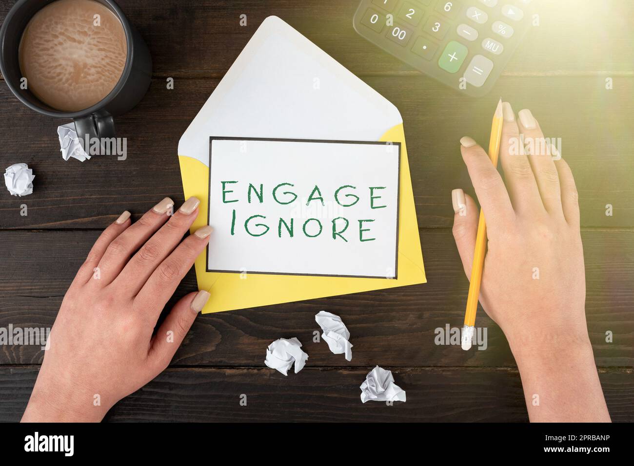 Text showing inspiration Engage Ignore. Word for Silent Treatment ...