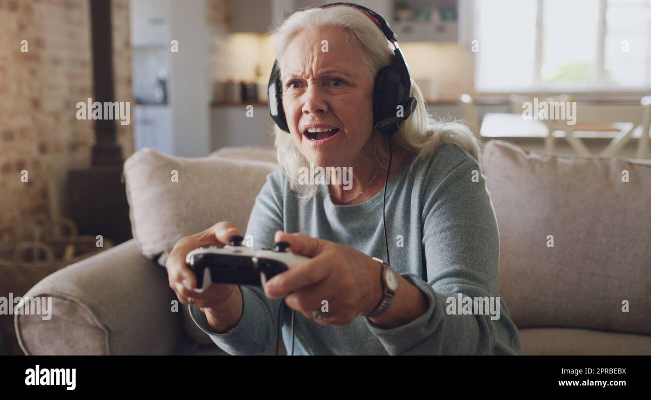 Woman at home alone senior hi-res stock photography and images - Alamy
