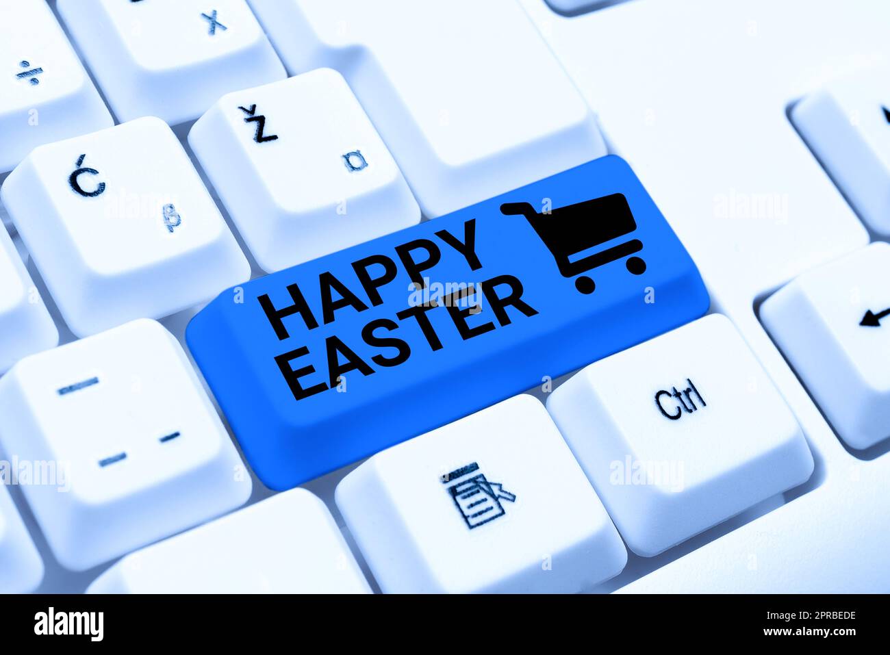 Text sign showing Happy Easter. Word for Christian feast commemorating the resurrection of Jesus -48949 Stock Photo