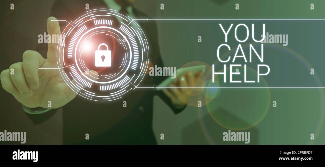 Demonstrate Help Conceptual display You Can Help. Business showcase Be a volunteer ...