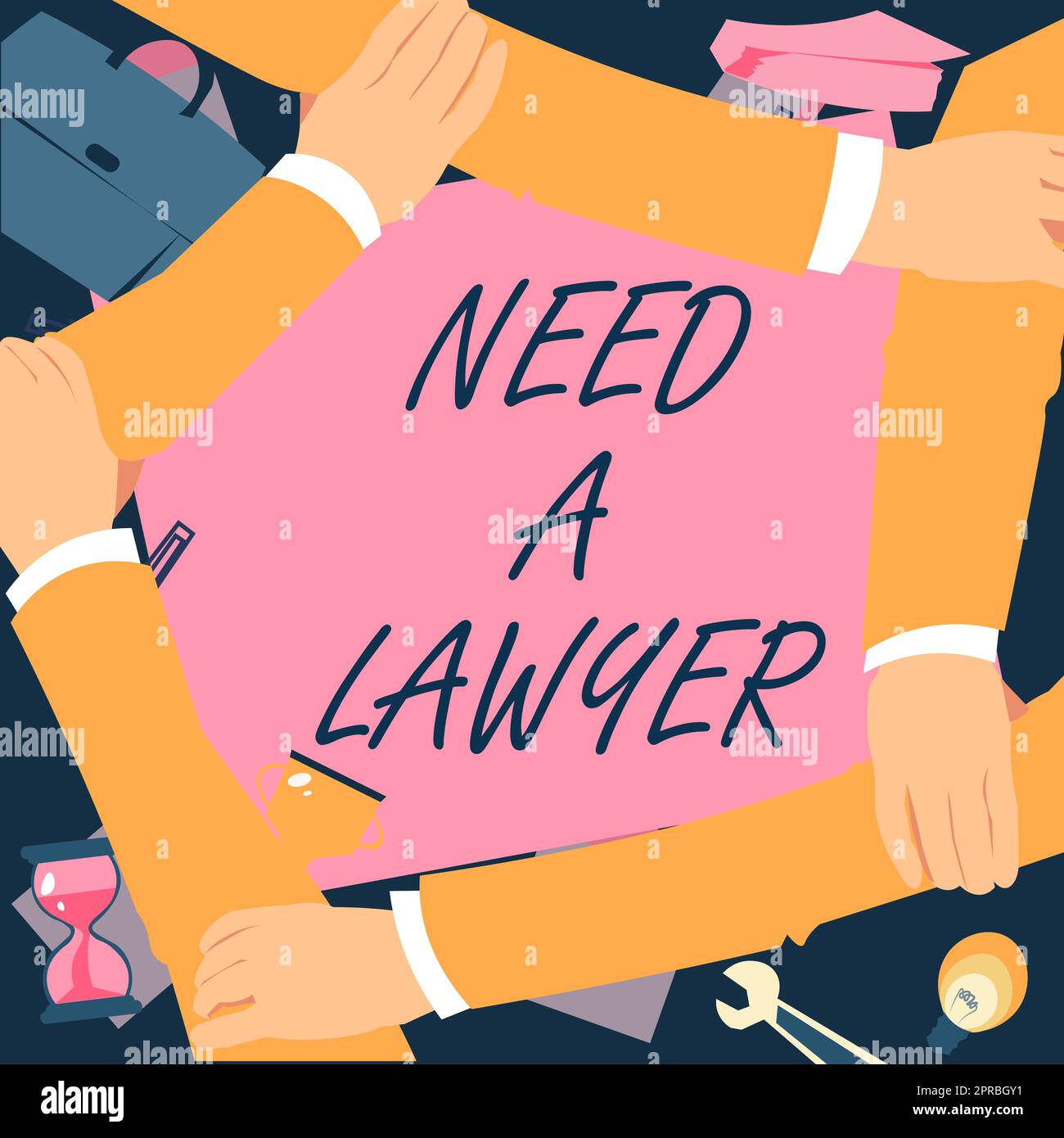 Conceptual display Need A Lawyer. Business idea Offering of legal