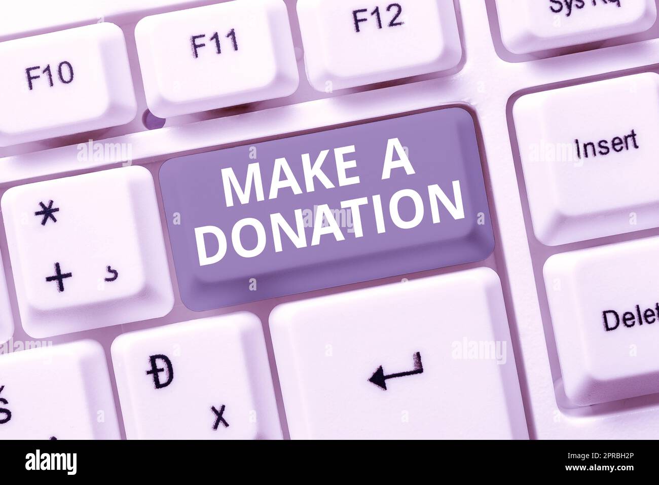 Handwriting text Make A Donation. Business idea Donate giving things not used any more to needed showing -48672 Stock Photo