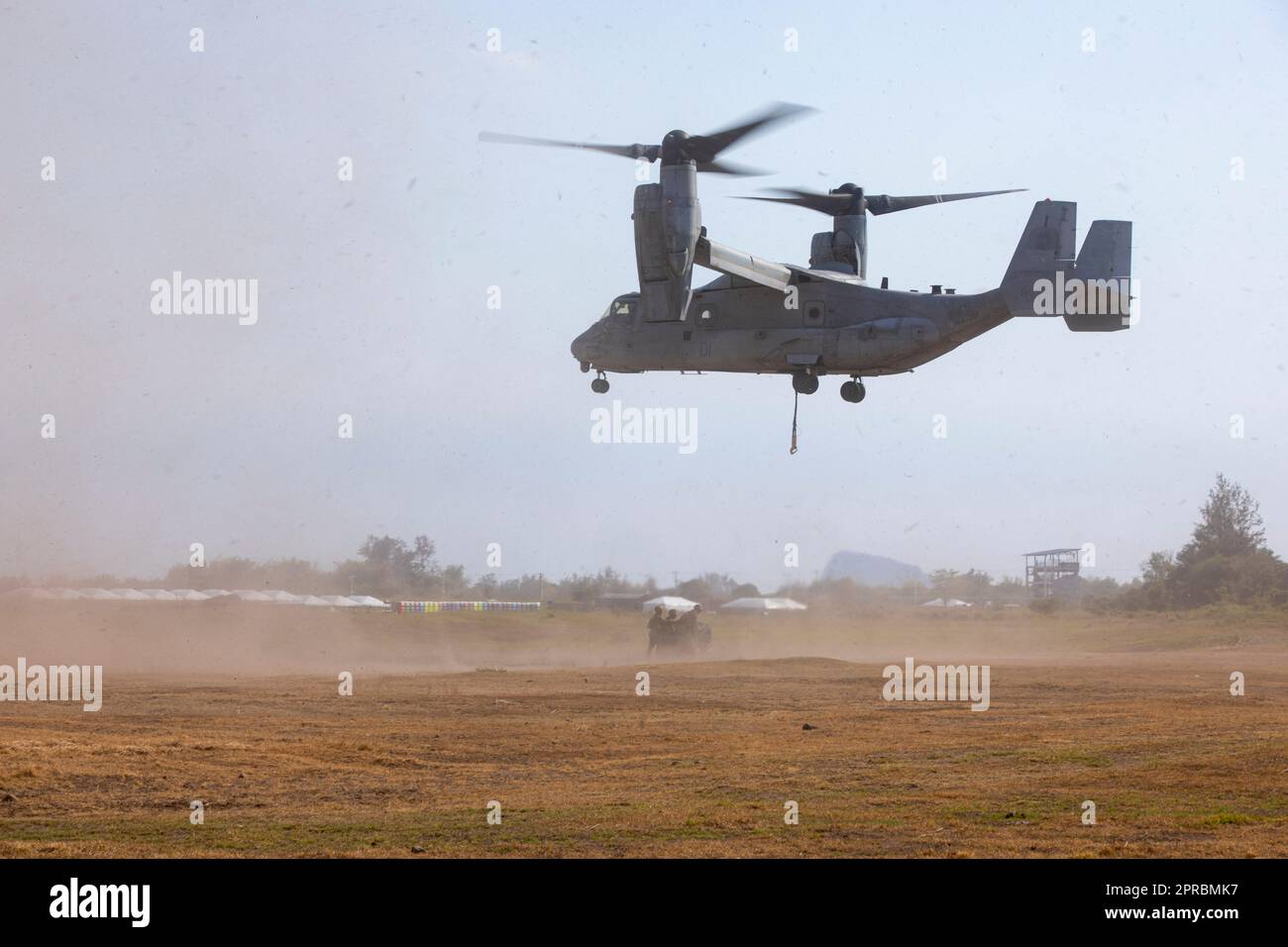 U.S. Marine Corps MV-22B Osprey pilots with Marine Medium Tiltrotor ...