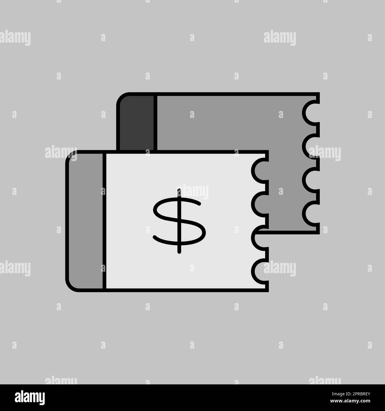 Discount coupon vector grayscale icon Stock Vector Image & Art Alamy