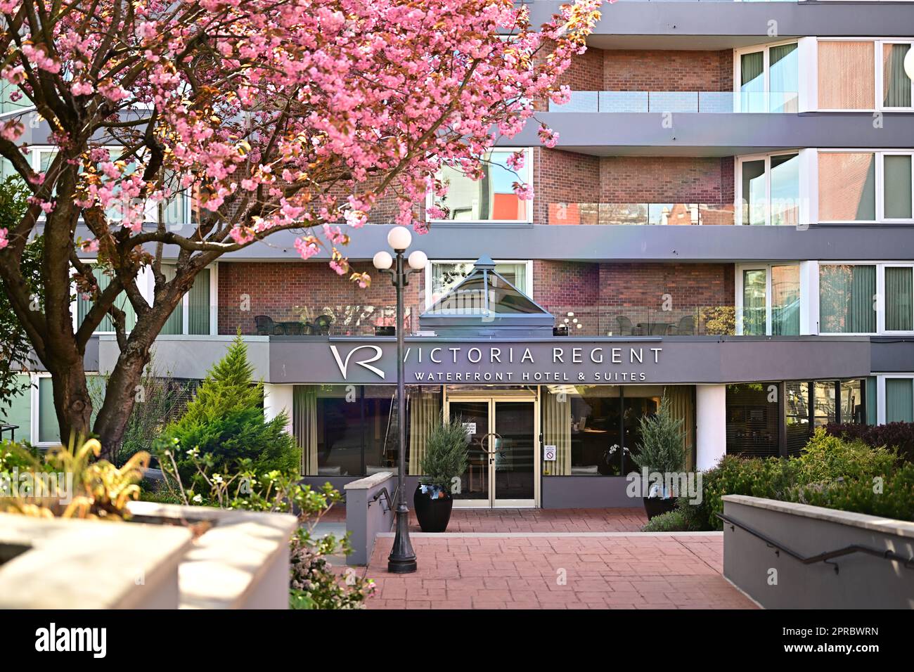 Victoria Regent Waterfront Hotel and Suites, Victoria, BC Stock Photo
