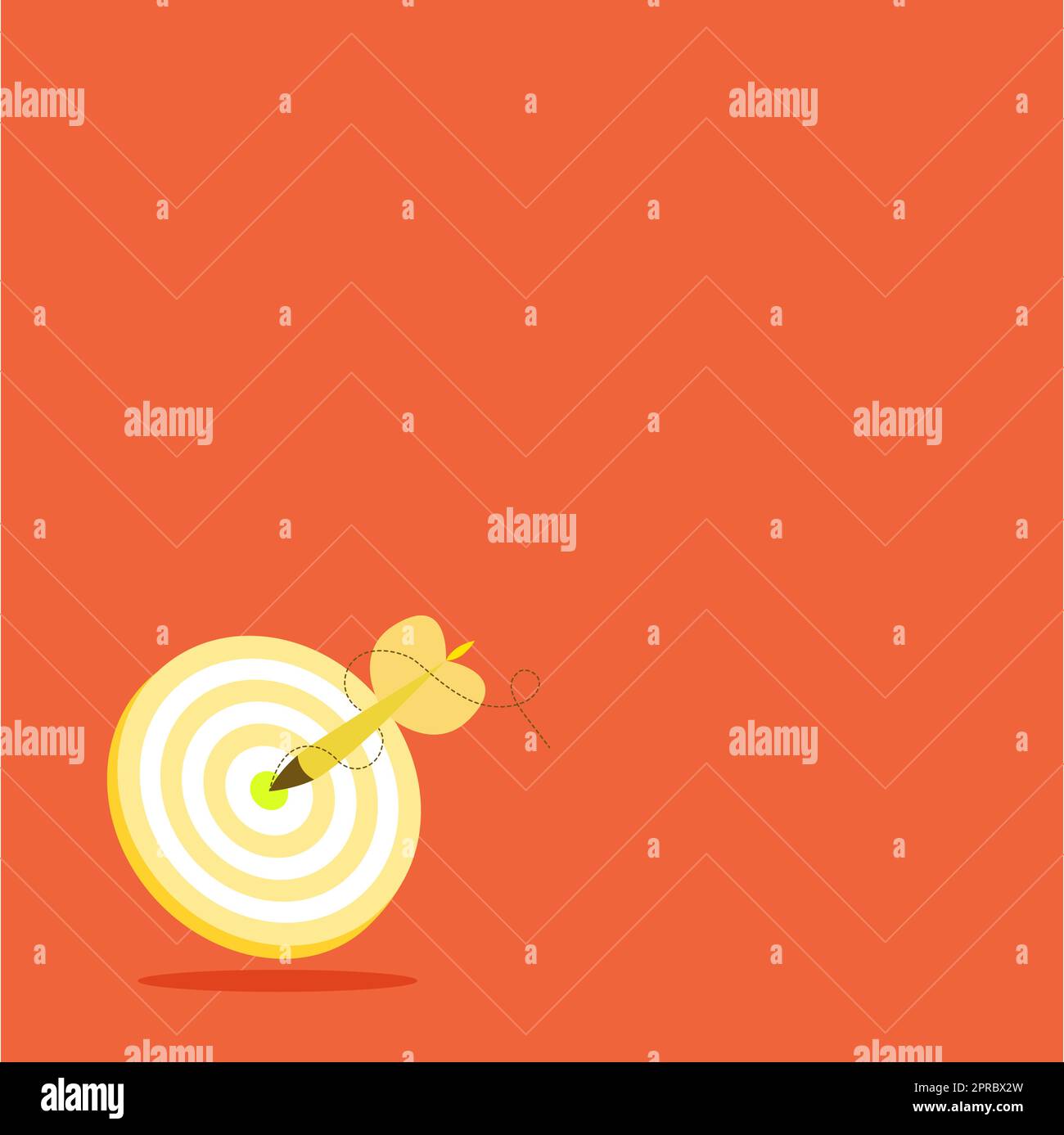 Presenting Message Hitting Target Concept, Abstract Announcing Goal