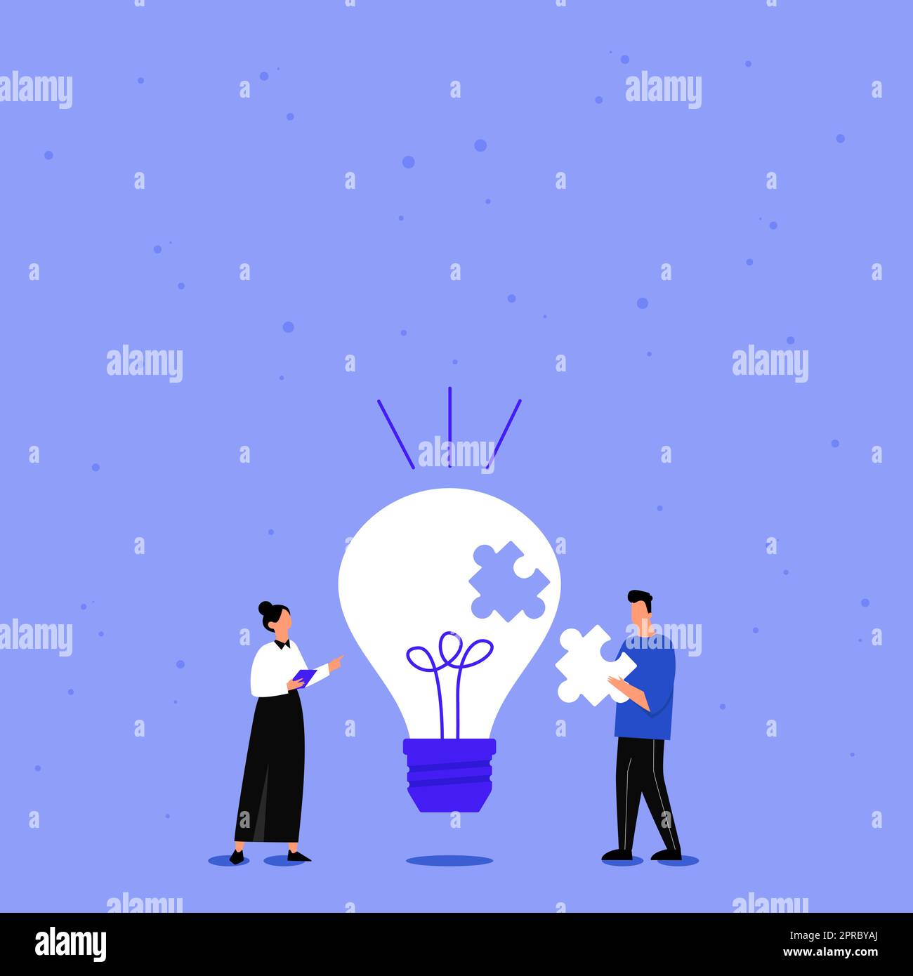 Amazing Development Partners Illustration Of Partners Bulding New Wonderful Ideas For Skills ...
