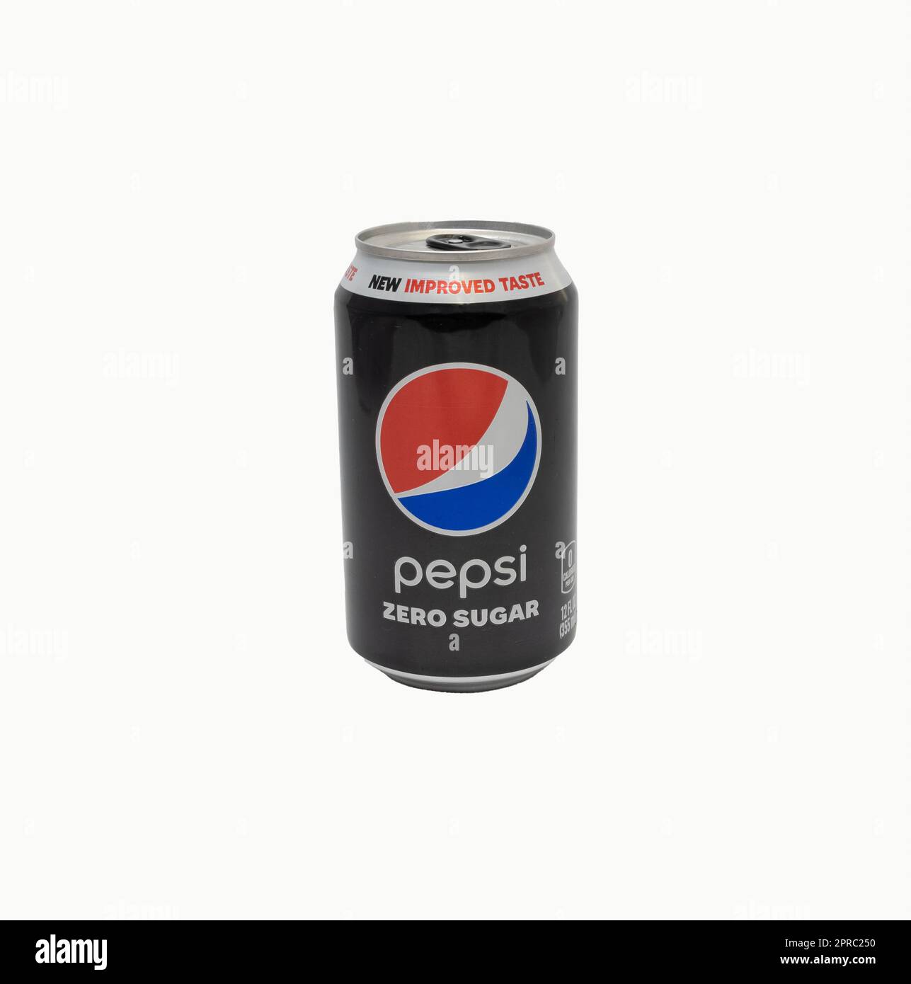 Can of Pepsi zero against a white background Stock Photo - Alamy