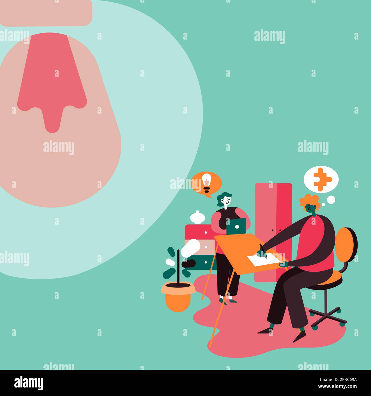 Partners Sharing New Wonderful Ideas For Skill Improvement Discussing