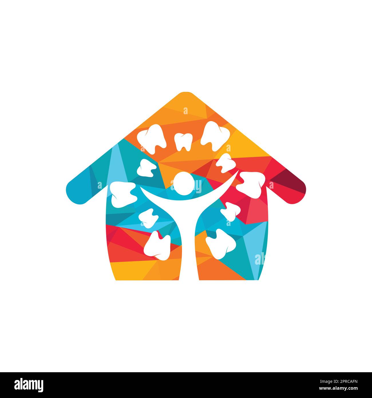Dental clinic vector design template. Illustration tree icon with tooth ...