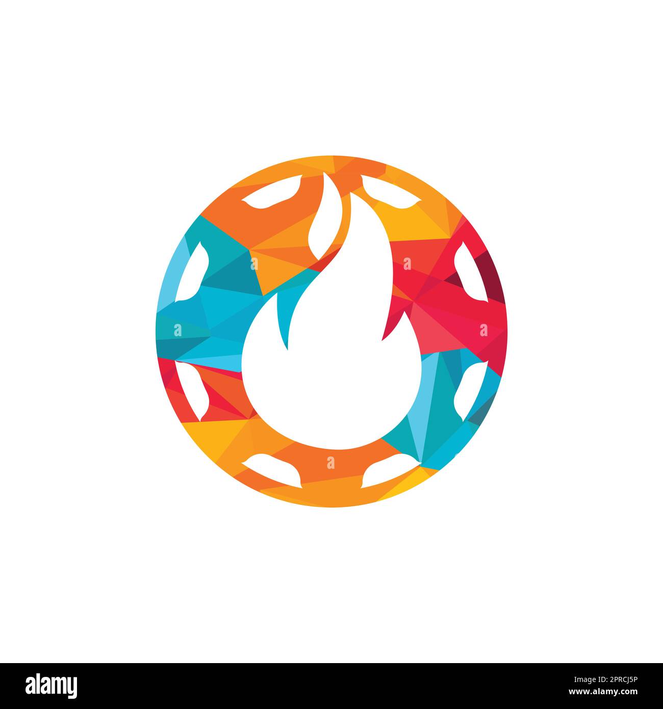 Gear and fire vector logo design template Stock Vector Image & Art Alamy