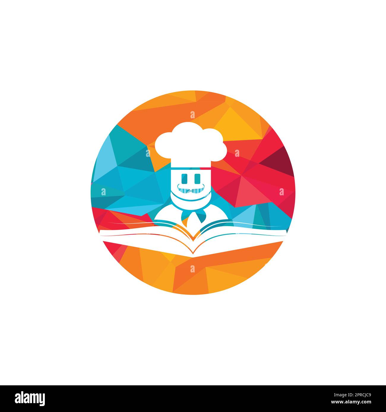 Chef study vector logo design template. Food cooking education logo ...