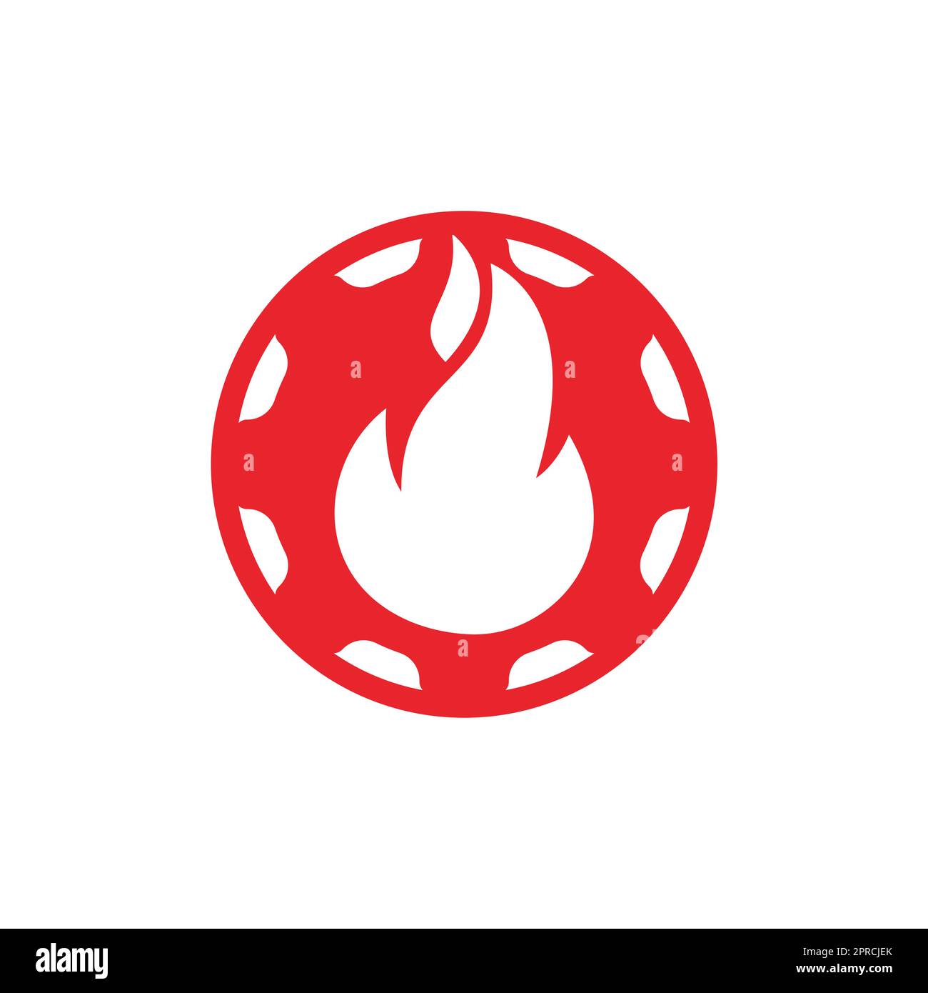 Gear and fire vector logo design template Stock Vector Image & Art Alamy