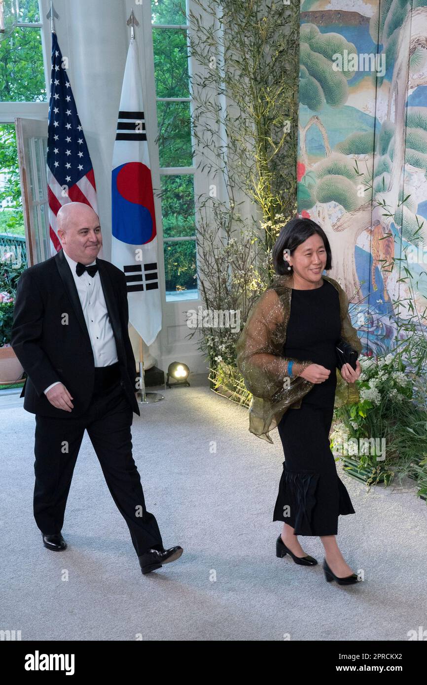Washington, Vereinigte Staaten. 26th Apr, 2023. Katherine Tai, U.S. Trade Representative and Mr