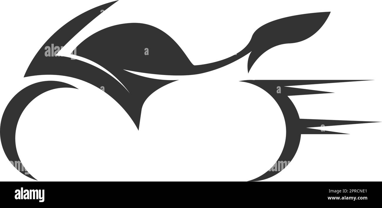 Motorcycle icon logo design illustration Stock Vector