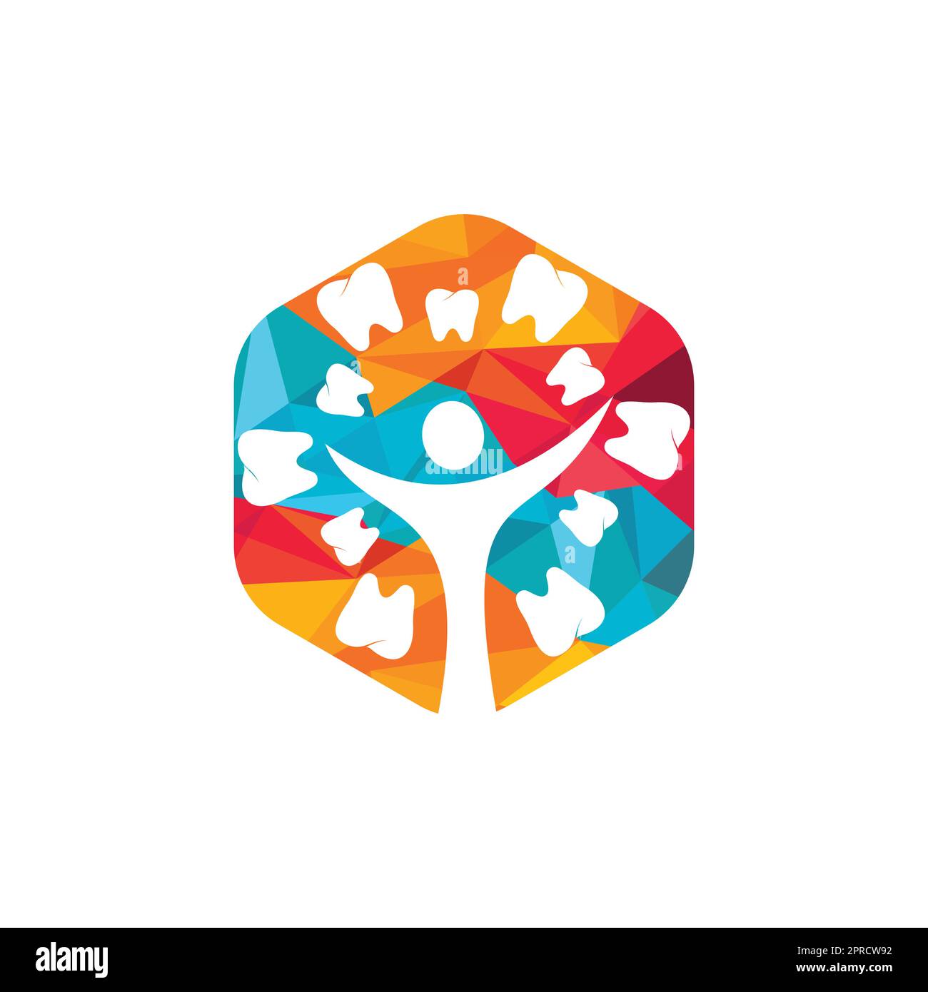 Dental clinic vector design template. Illustration tree icon with tooth ...