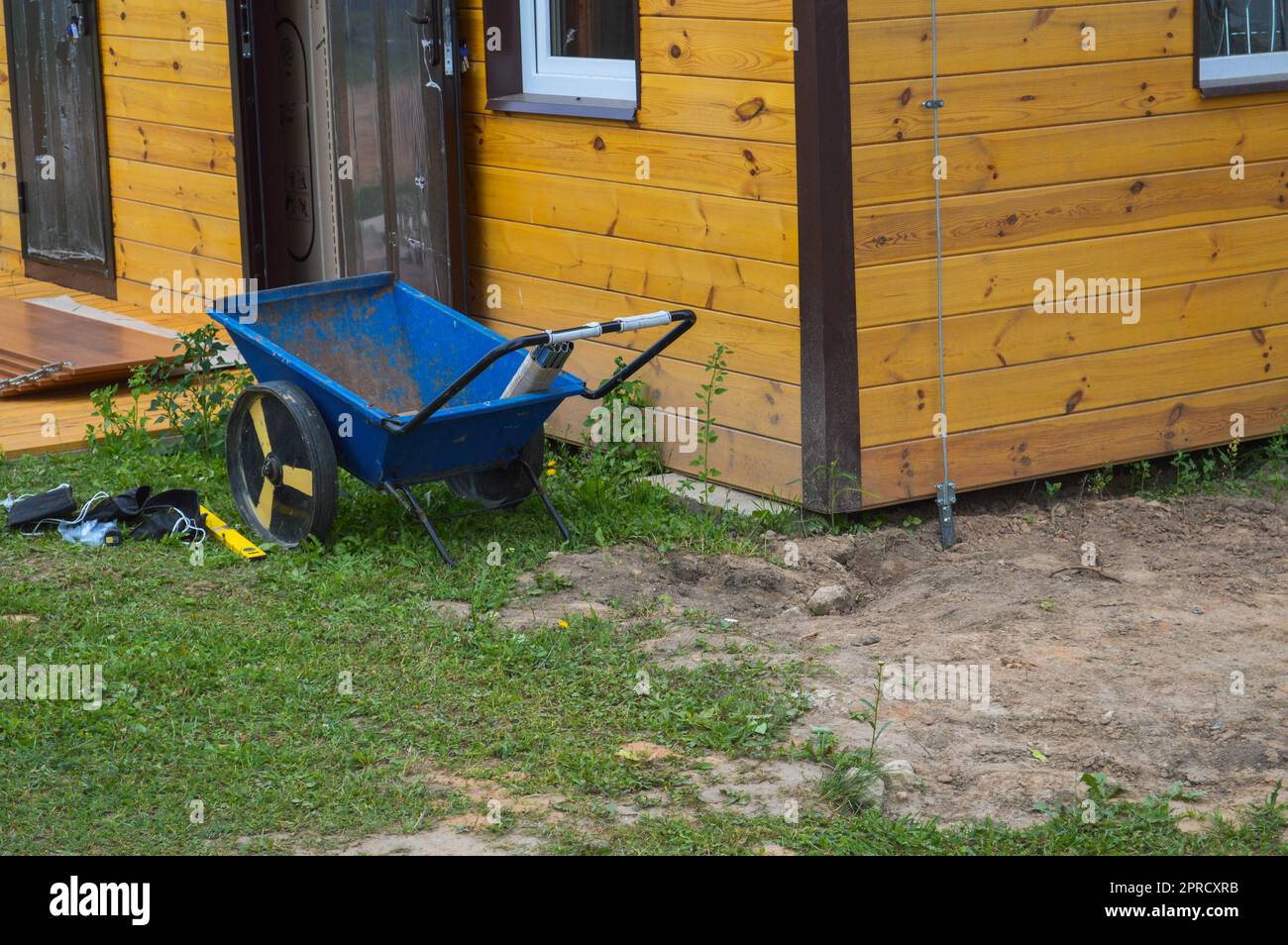 Construction industrial twowheeled cart, wheelchair, tool stands on