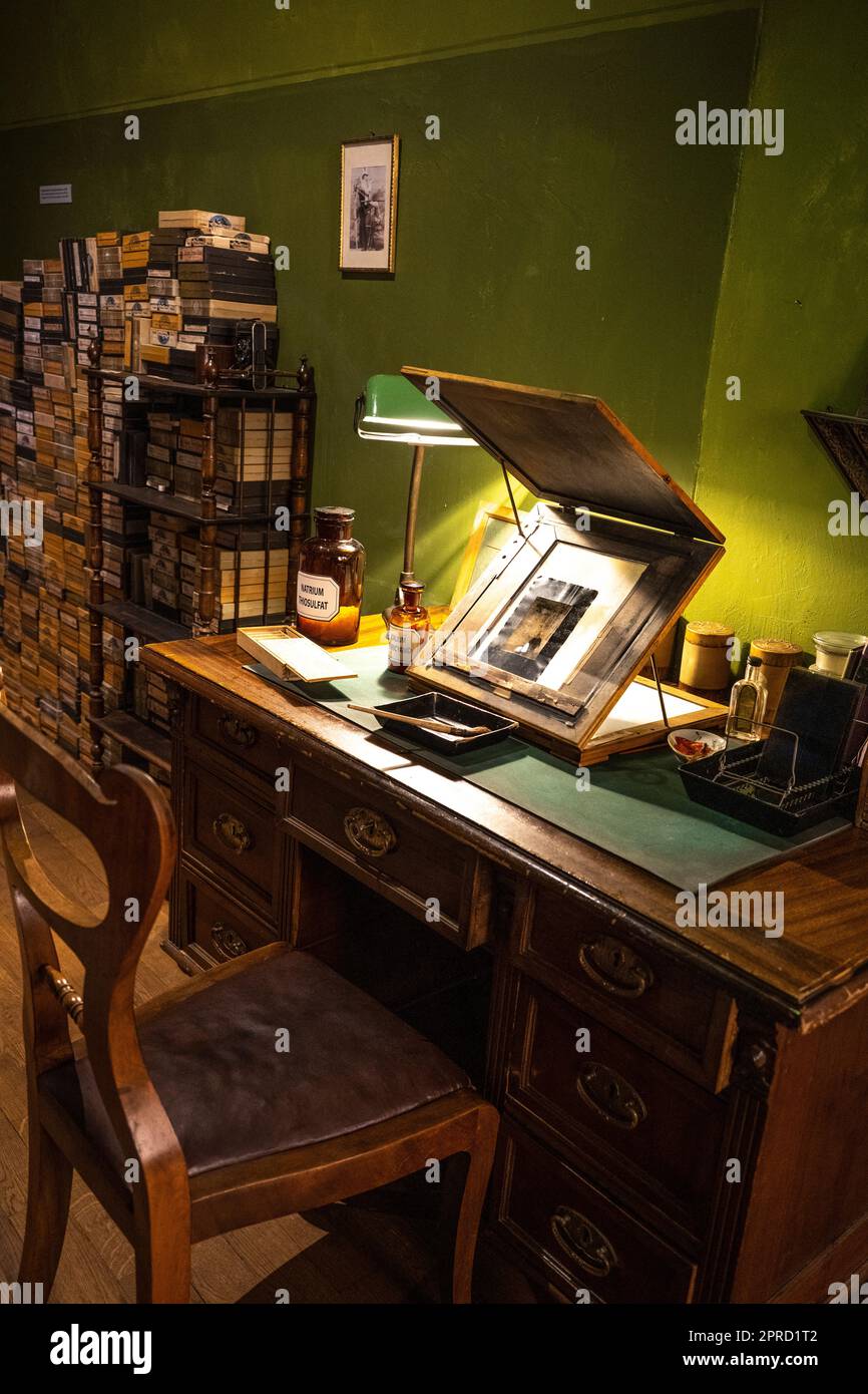 photography using glass plate negatives Stock Photo Alamy