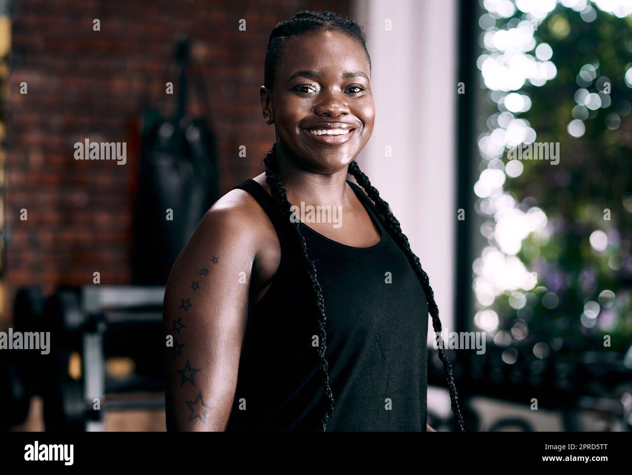 Athlete standing gym hi-res stock photography and images - Alamy