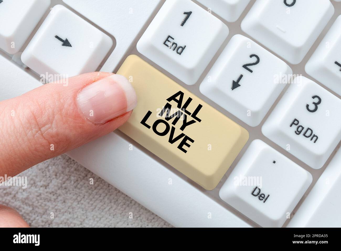 Handwriting text All My Love. Business overview The whole affection and good feeling for you Romance happiness -48788 Stock Photo