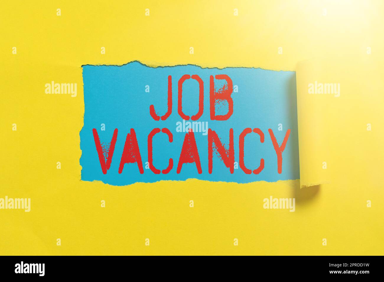 Hand writing sign Job Vacancy. Word for empty or available paid place