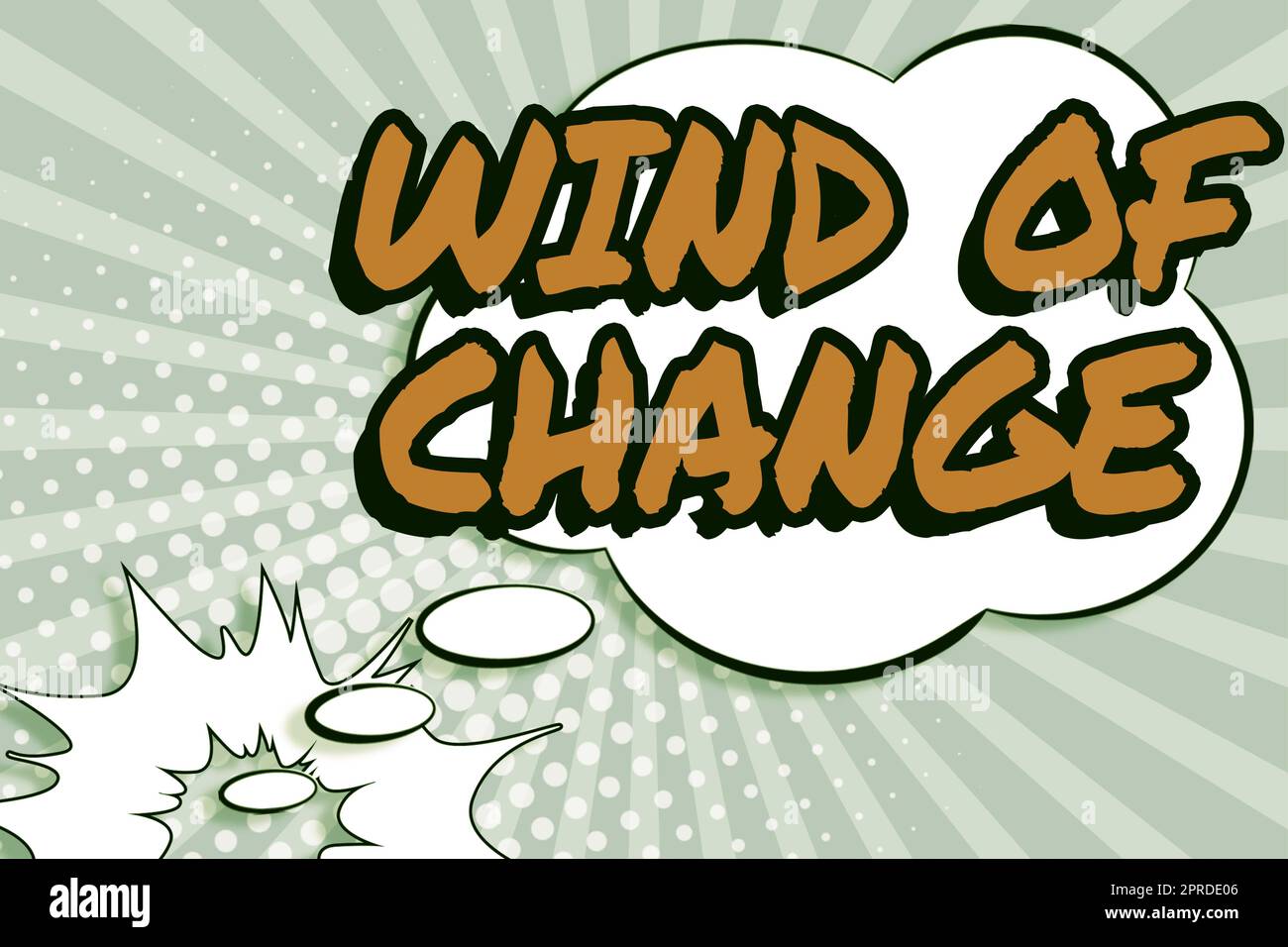 Conceptual caption Wind Of Change. Business showcase Changing time