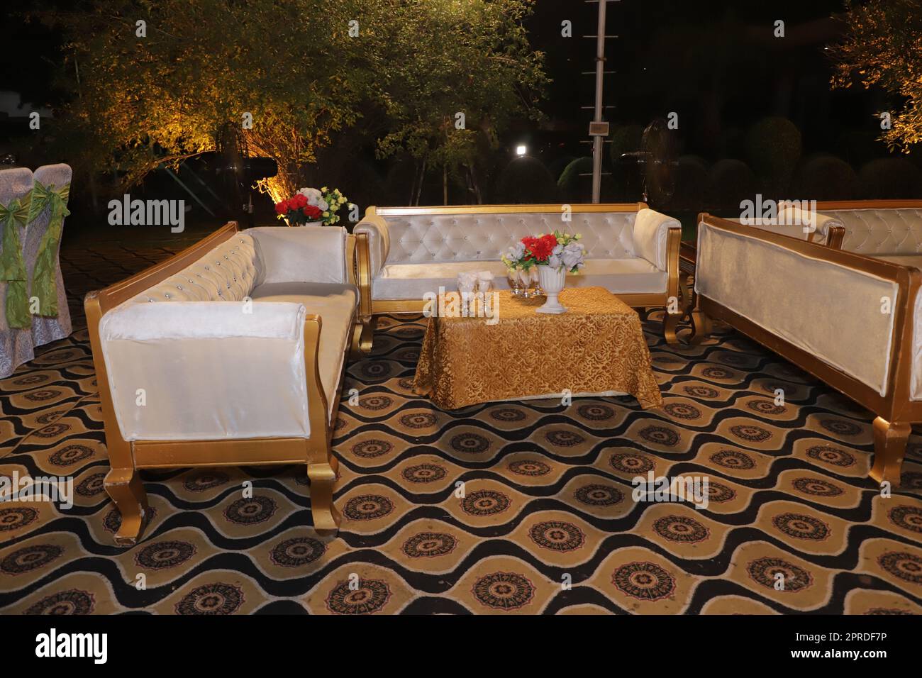 Wedding Set Design Stock Photo Alamy