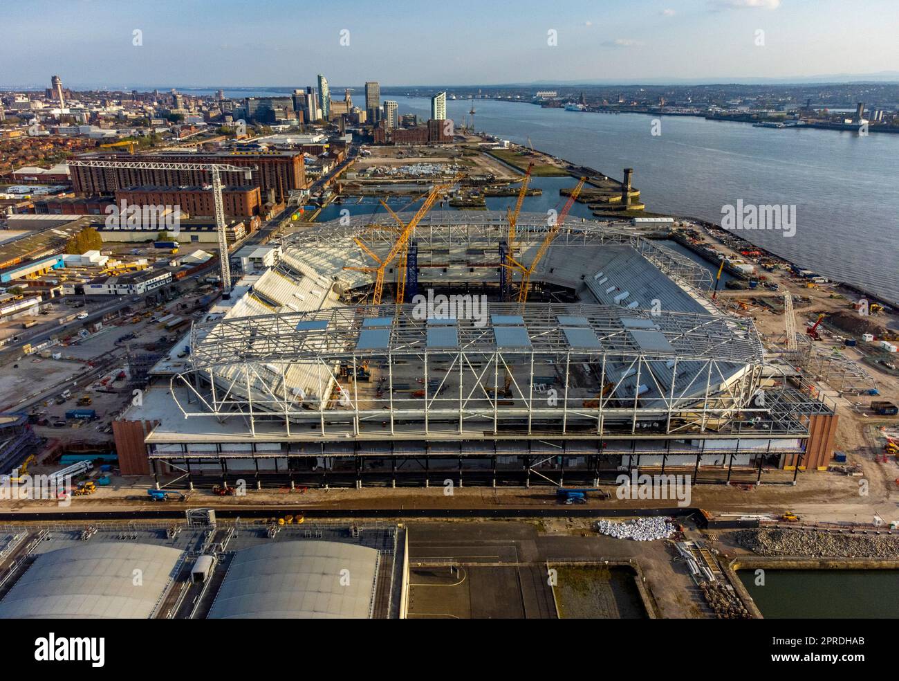 A general view of Everton FC