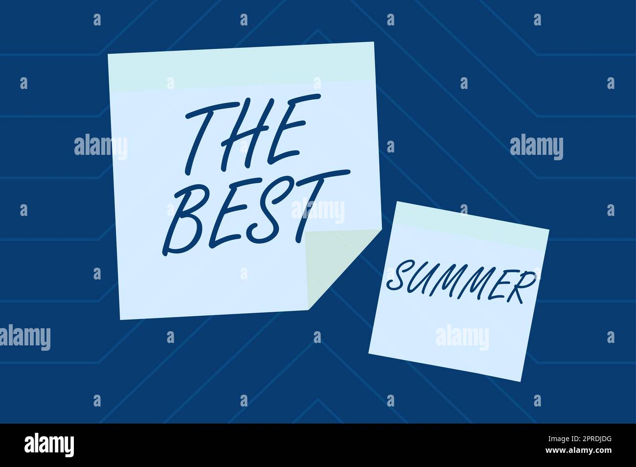 Text caption presenting The Best Summer. Word for Great sunny season of the year exciting vacation time Colorful Pegs Placed Around Speech Bubble With Important Information. Stock Photo