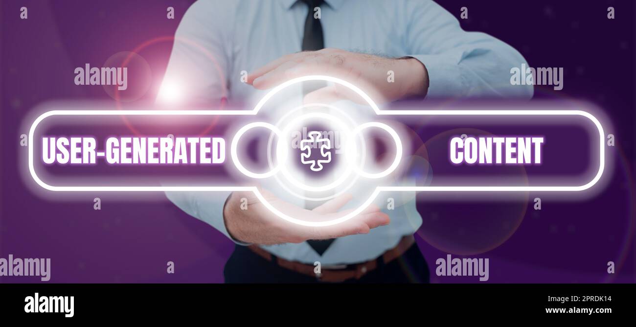Writing displaying text User Generated Content. Business idea Images ...