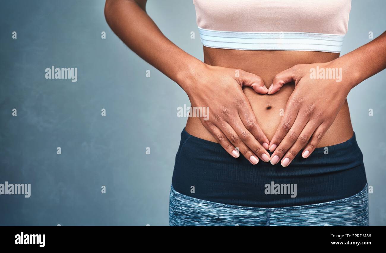 Care enough about what goes into your stomach. an unrecognizable woman