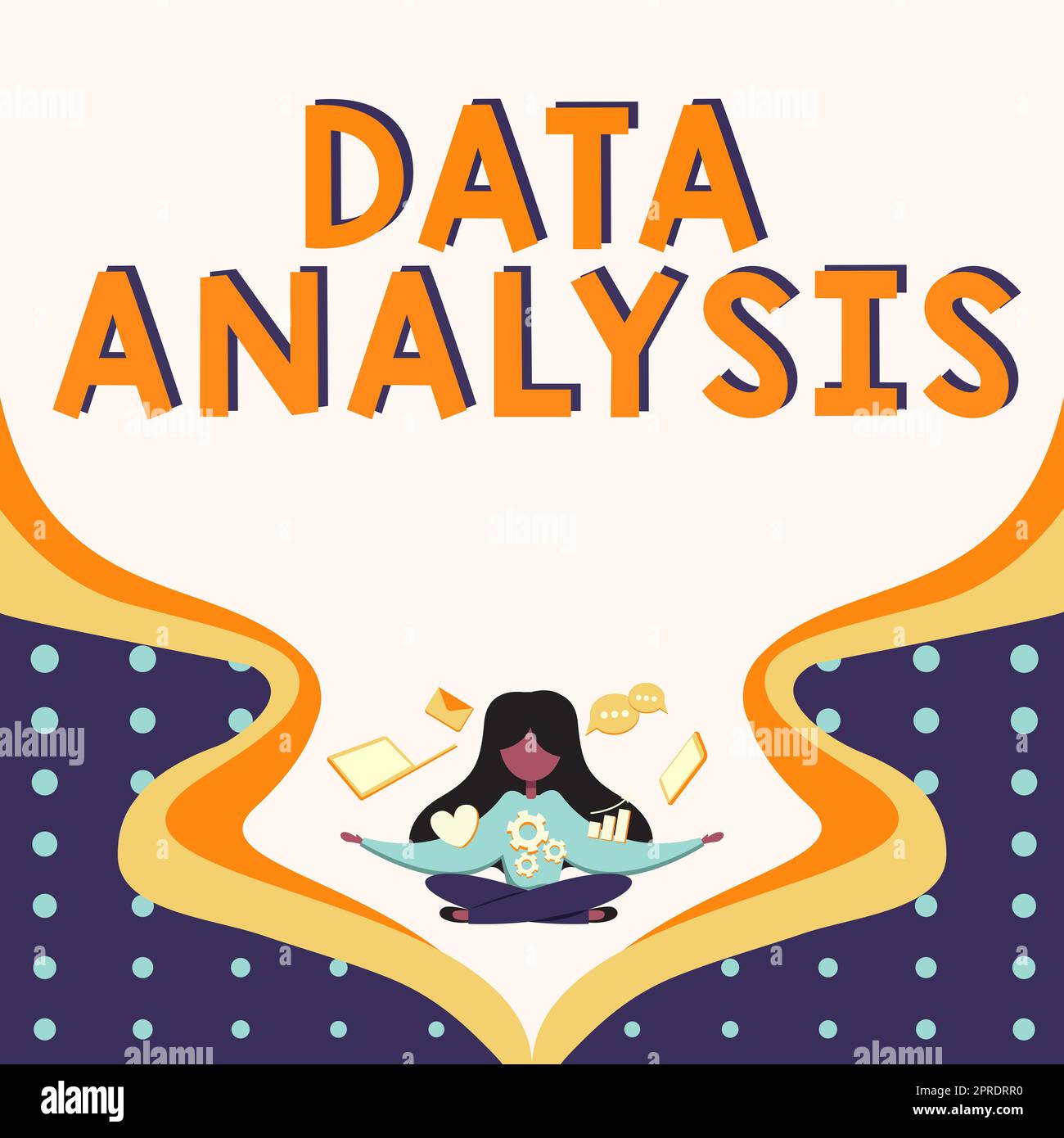 Conceptual display Data Analysis. Business approach Translate numbers