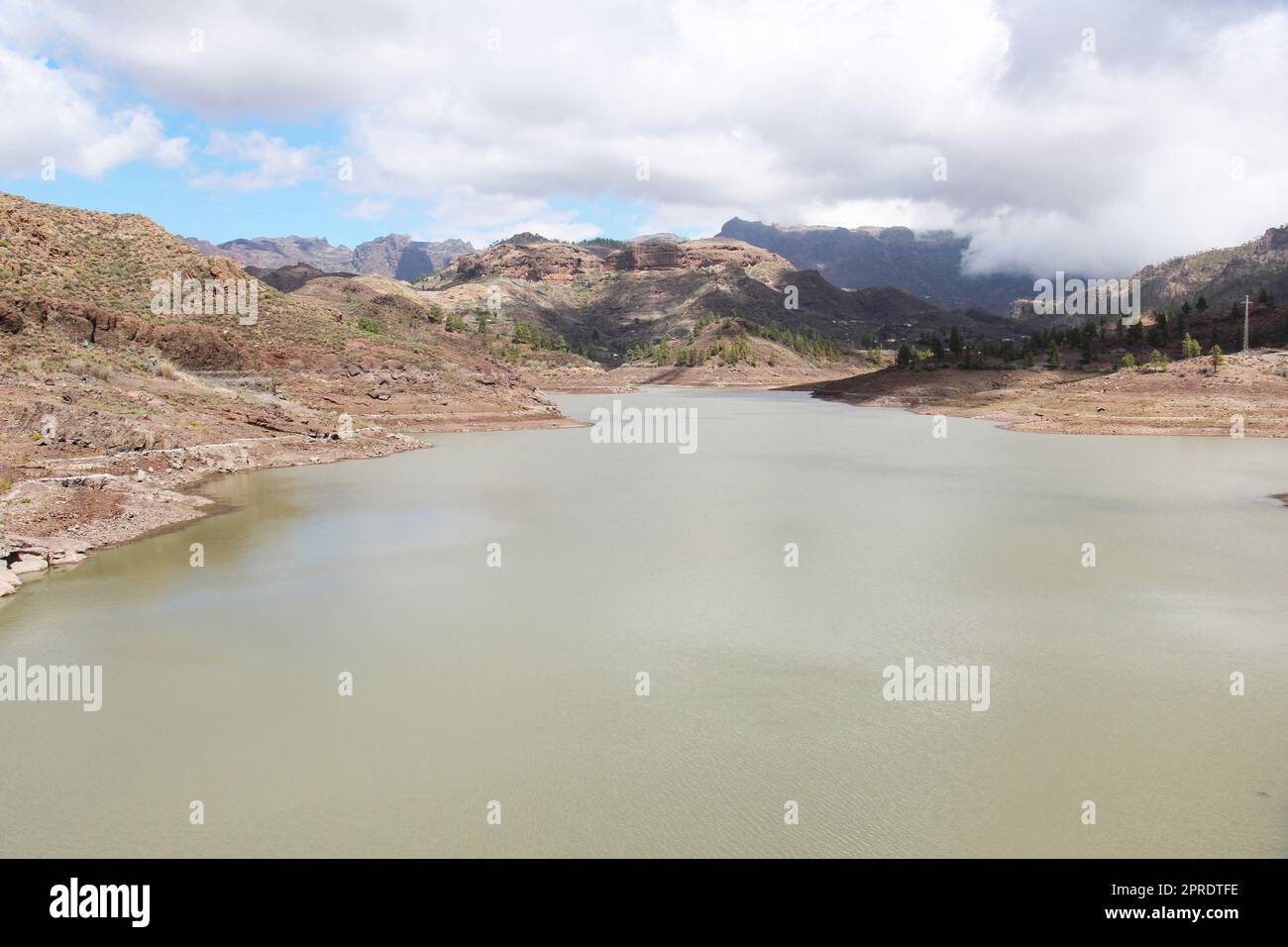 reservoir presa de Chira,Gran Canaria Stock Photo