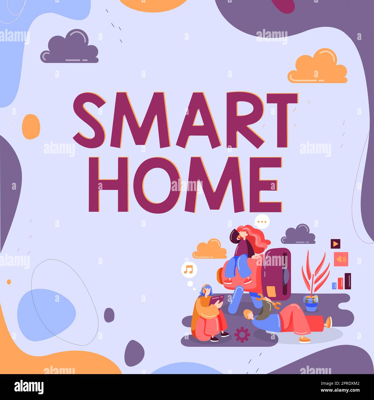 Text showing inspiration Smart Home, Business approach automation ...
