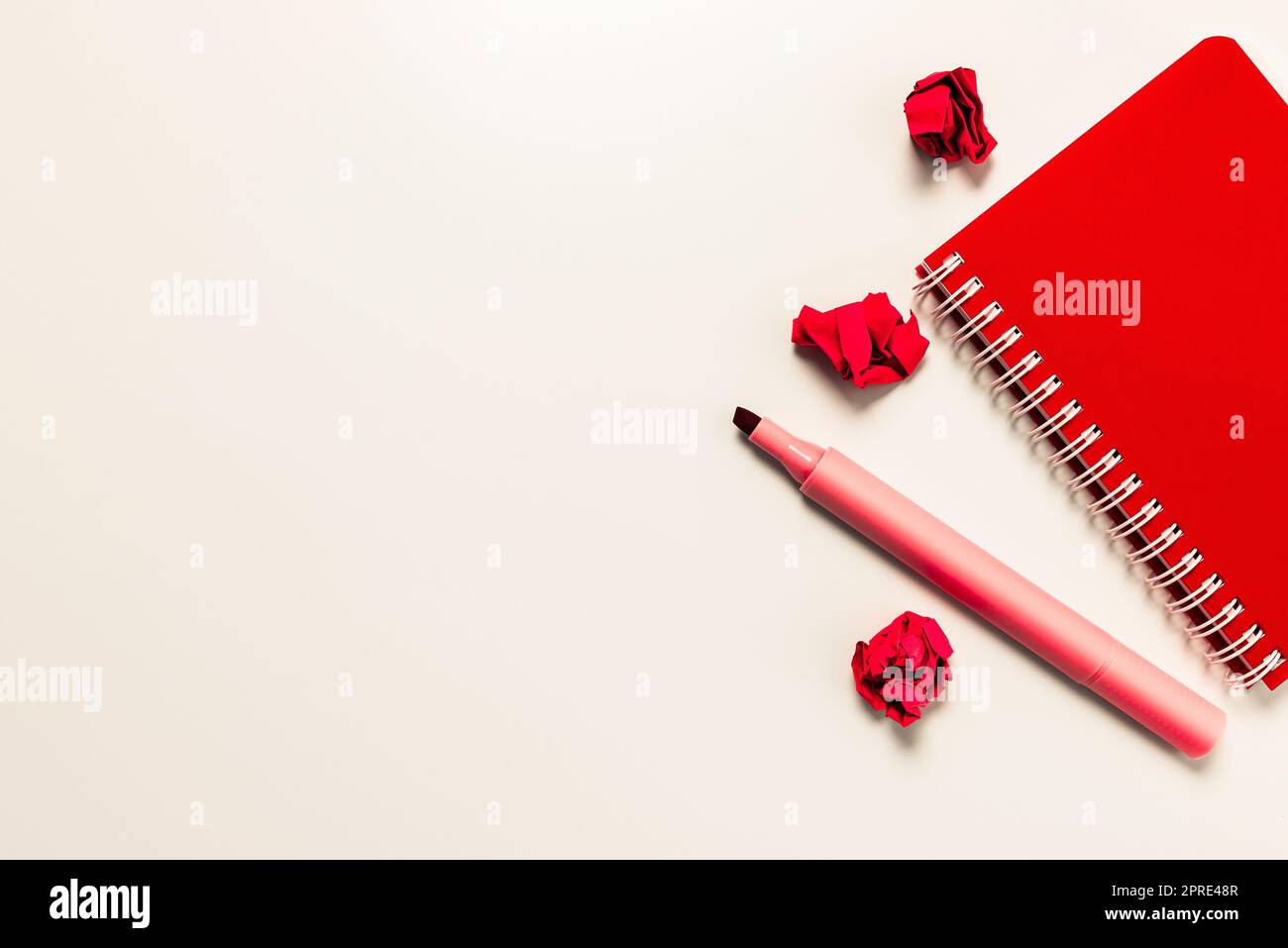Multiple Assorted Collection Office Stationery Photo Placed Over Table Stock Photo
