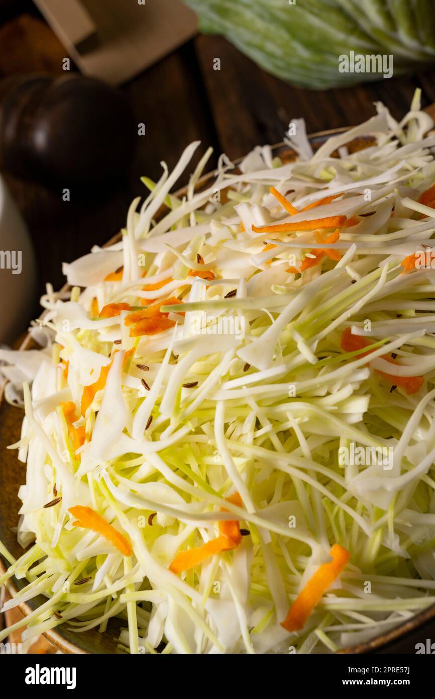 Delicious sauerkraut Polish style Stock Photo Alamy