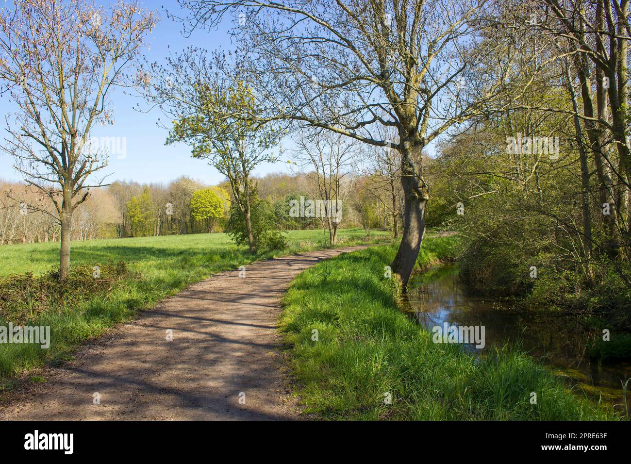 Outre Rhin German countryside landscape, Lower Rhine Region Stock Photo - Alamy