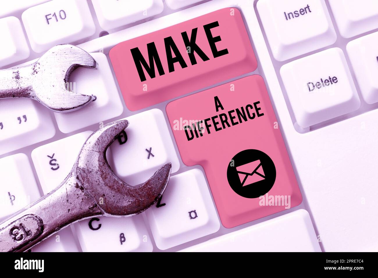 Writing displaying text Make A DifferenceMark an effect on a person or ...