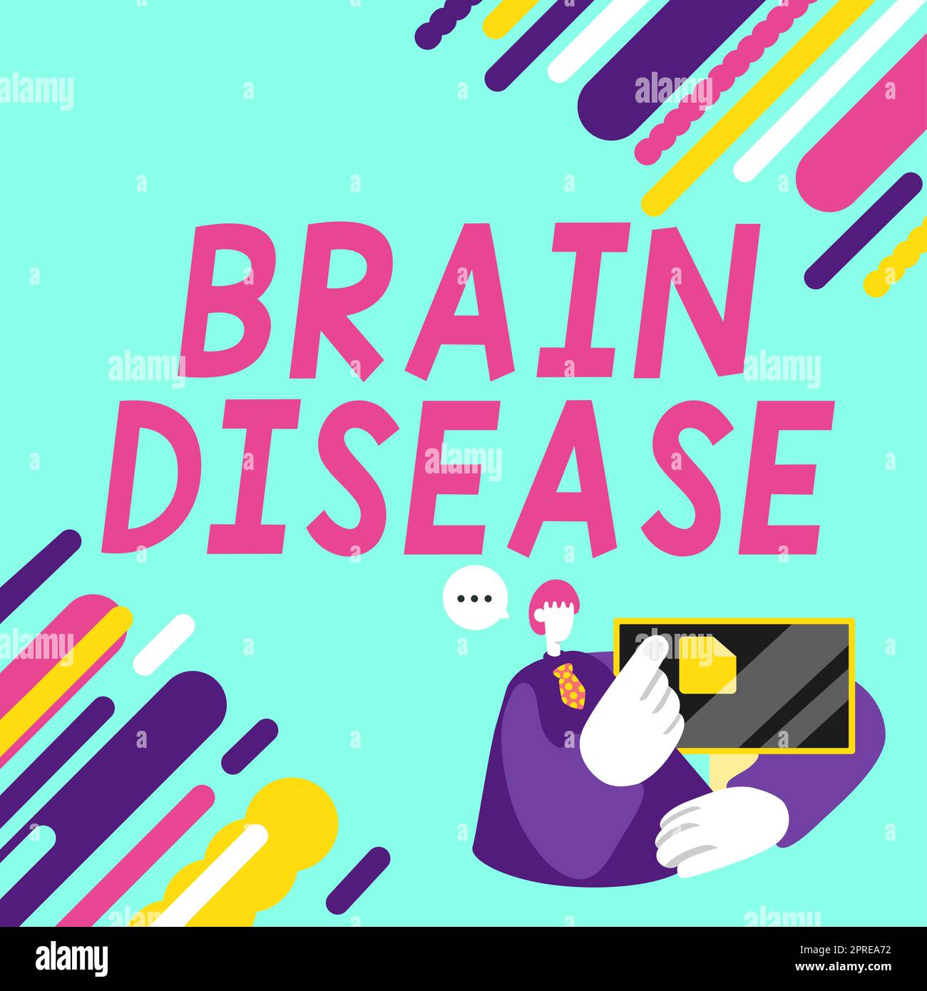 Text sign showing Brain Disease, Business concept a neurological