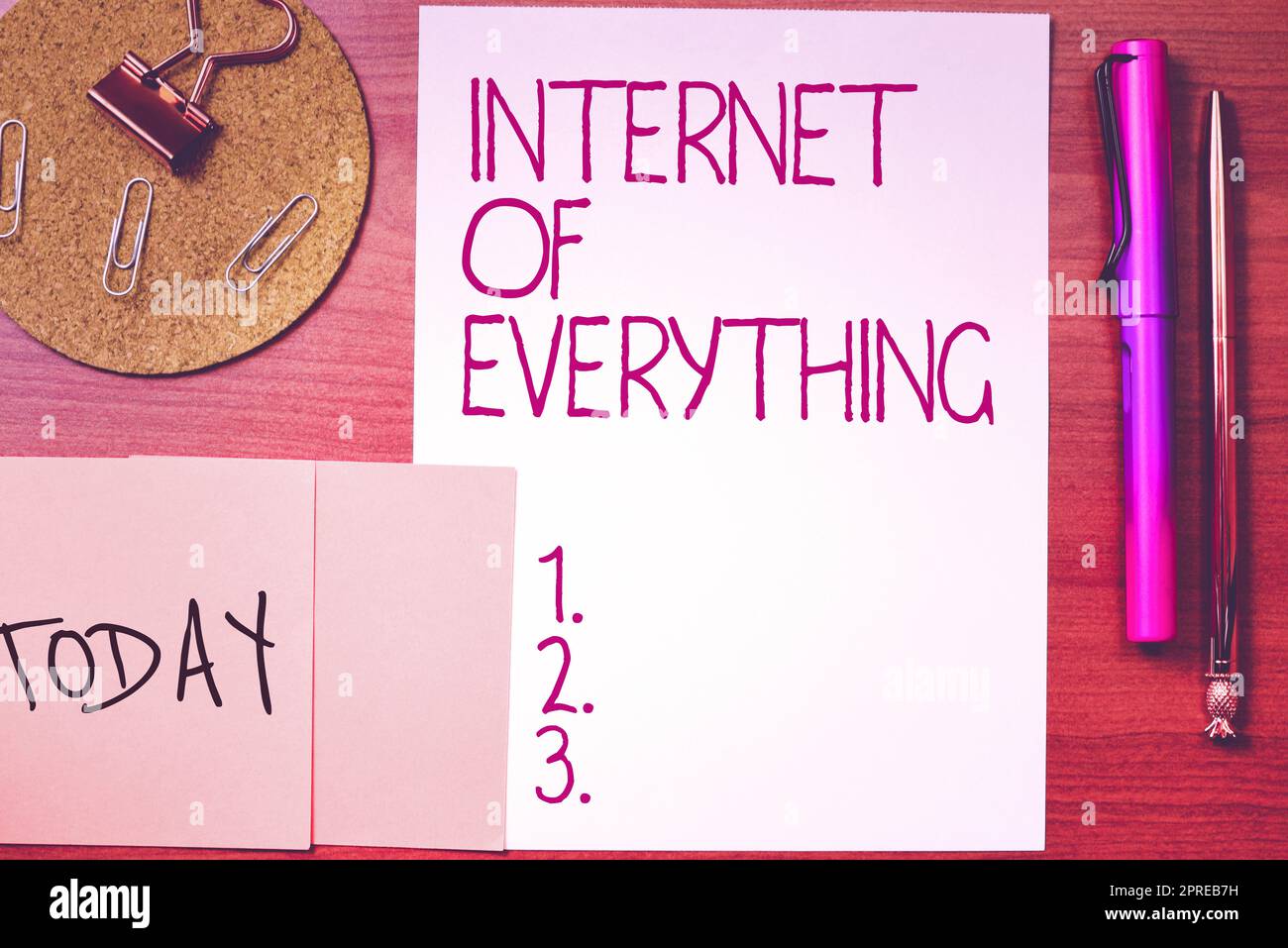 Writing displaying text Internet Of Everything, Business concept smart modern city and wireless communication network Stock Photo