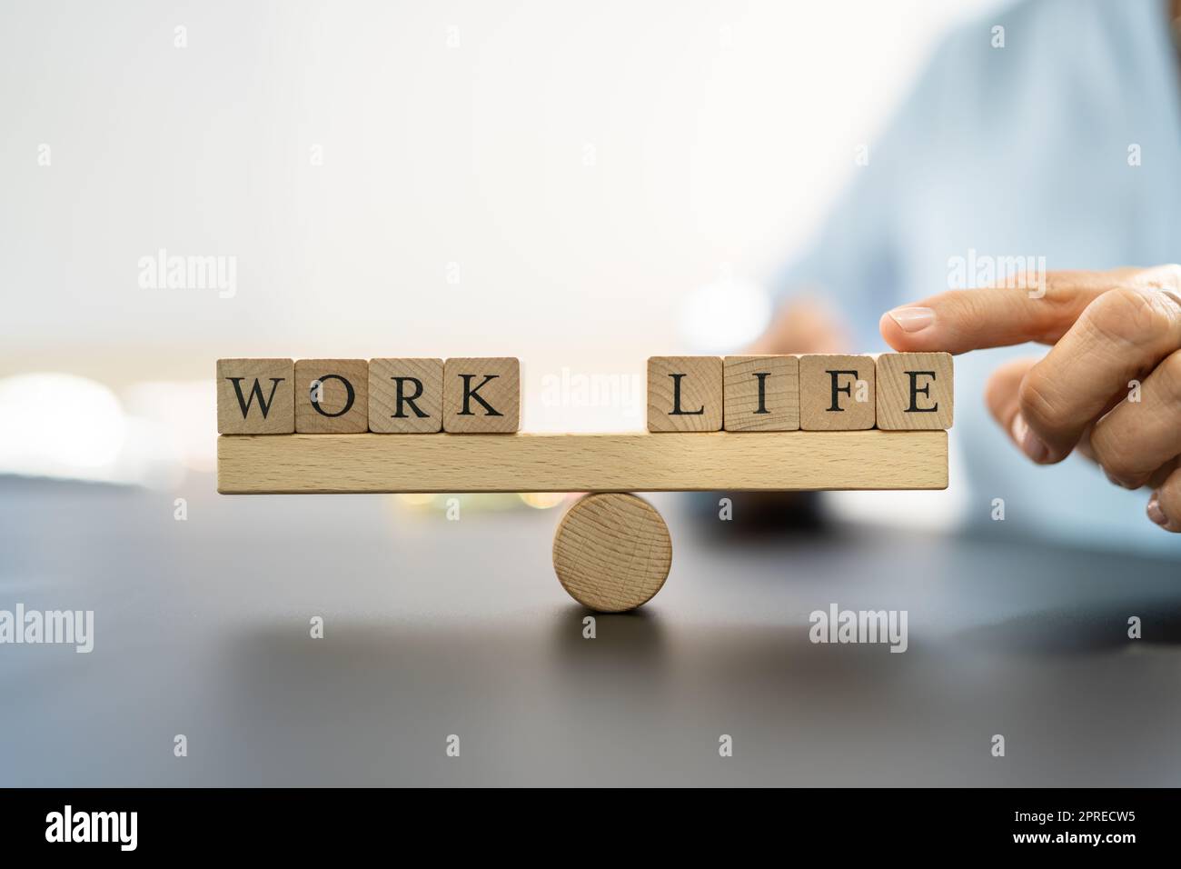 Work Life Balance Choice And Protection Concept Stock Photo - Alamy